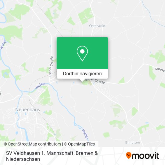 SV Veldhausen 1. Mannschaft Karte
