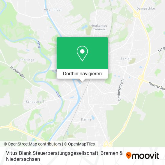 Vitus Blank Steuerberatungsgesellschaft Karte