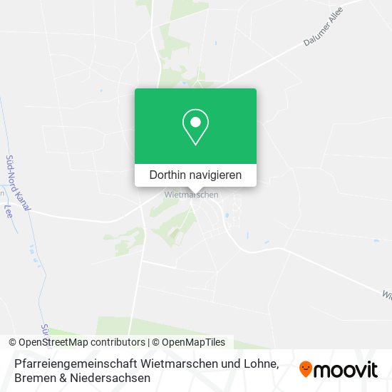 Pfarreiengemeinschaft Wietmarschen und Lohne Karte