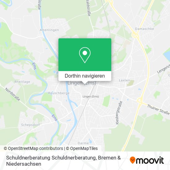 Schuldnerberatung Schuldnerberatung Karte