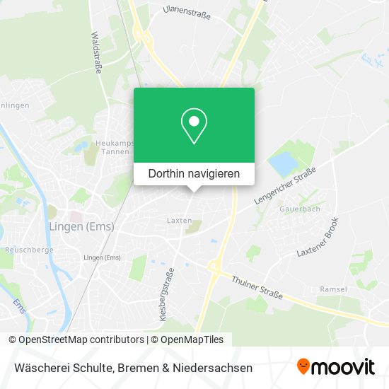 Wäscherei Schulte Karte