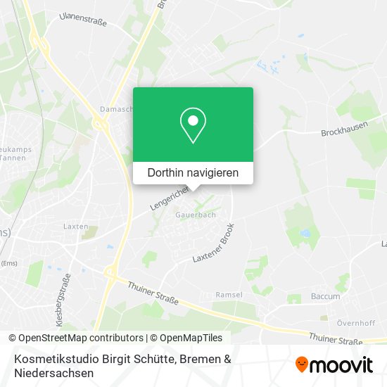 Kosmetikstudio Birgit Schütte Karte