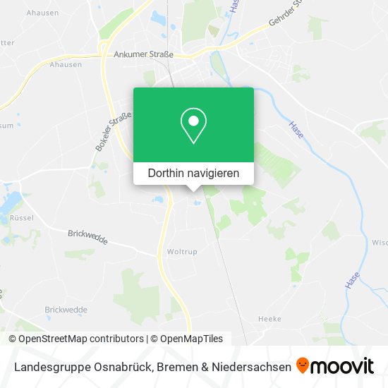 Landesgruppe Osnabrück Karte