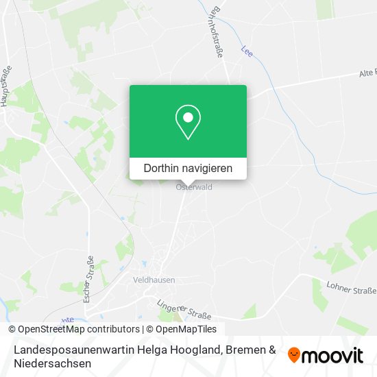 Landesposaunenwartin Helga Hoogland Karte