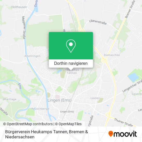 Bürgerverein Heukamps Tannen Karte