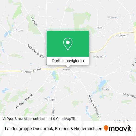 Landesgruppe Osnabrück Karte