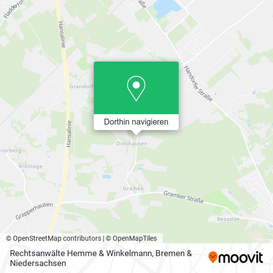 Rechtsanwälte Hemme & Winkelmann Karte