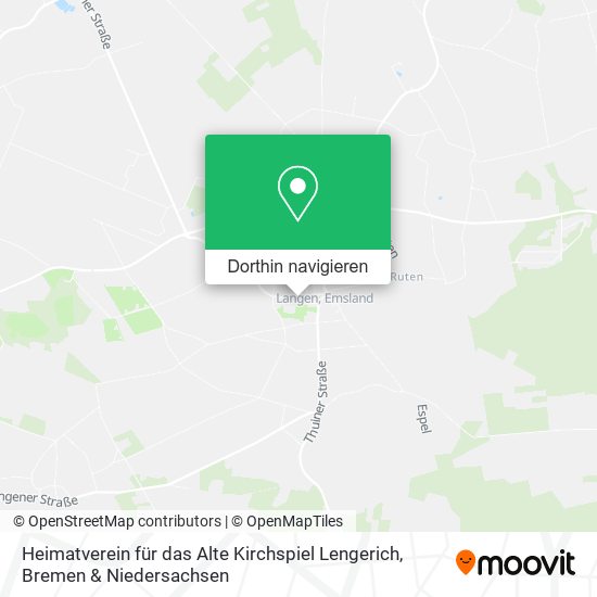 Heimatverein für das Alte Kirchspiel Lengerich Karte