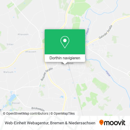 Web-Einheit Webagentur Karte
