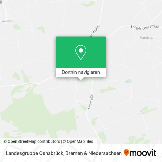 Landesgruppe Osnabrück Karte