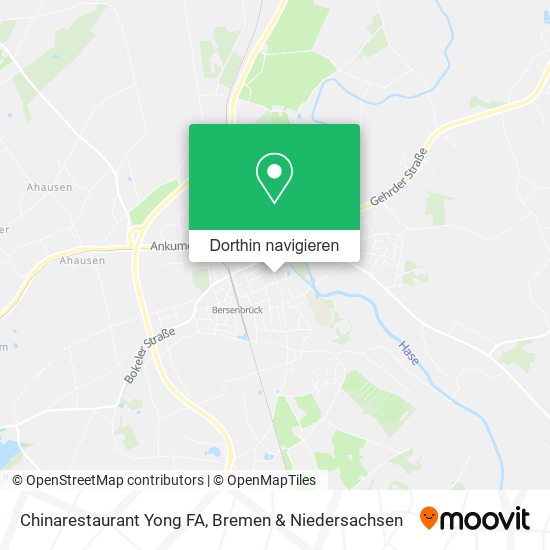 Chinarestaurant Yong FA Karte