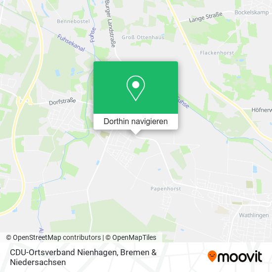CDU-Ortsverband Nienhagen Karte