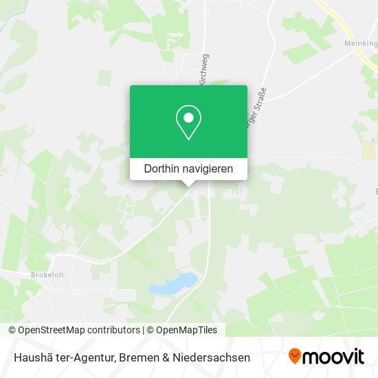 Haushã ter-Agentur Karte
