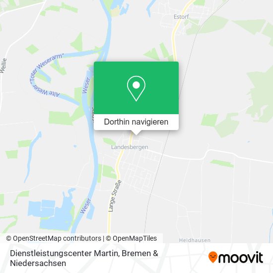 Dienstleistungscenter Martin Karte