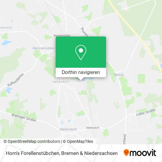 Horn's Forellenstübchen Karte