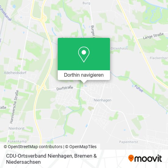 CDU-Ortsverband Nienhagen Karte