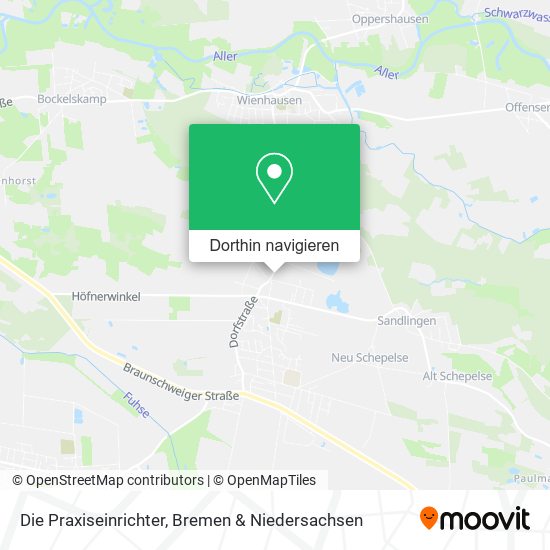 Die Praxiseinrichter Karte