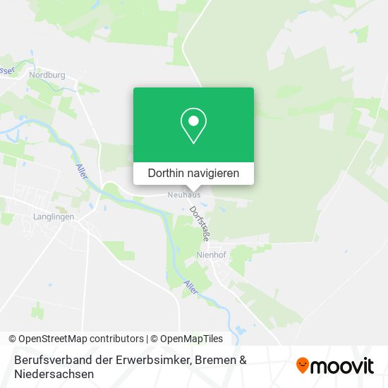 Berufsverband der Erwerbsimker Karte