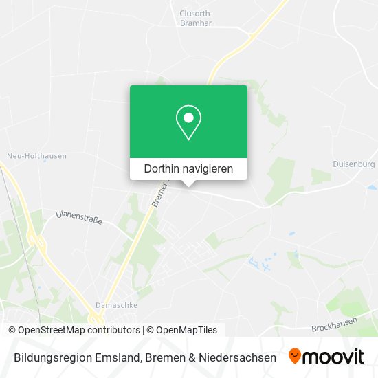 Bildungsregion Emsland Karte