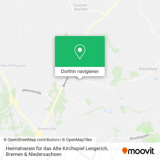 Heimatverein für das Alte Kirchspiel Lengerich Karte