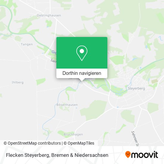 Flecken Steyerberg Karte