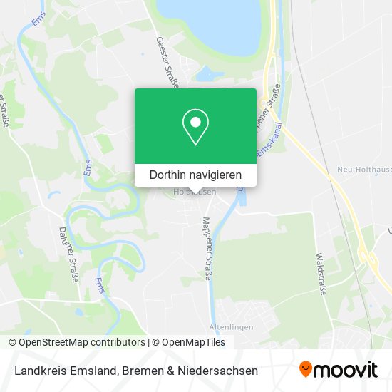 Landkreis Emsland Karte
