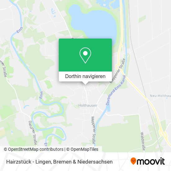 Hairzstück - Lingen Karte