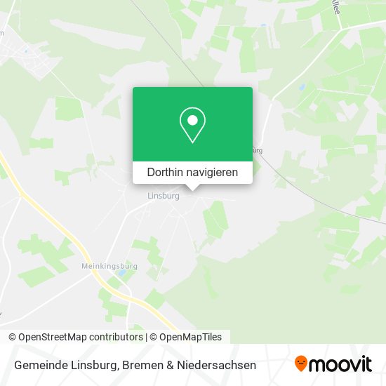 Gemeinde Linsburg Karte