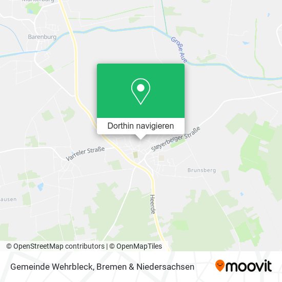 Gemeinde Wehrbleck Karte