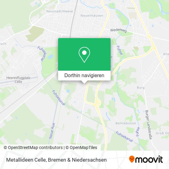 Metallideen Celle Karte