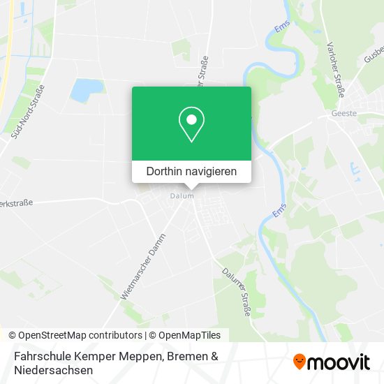 Fahrschule Kemper Meppen Karte