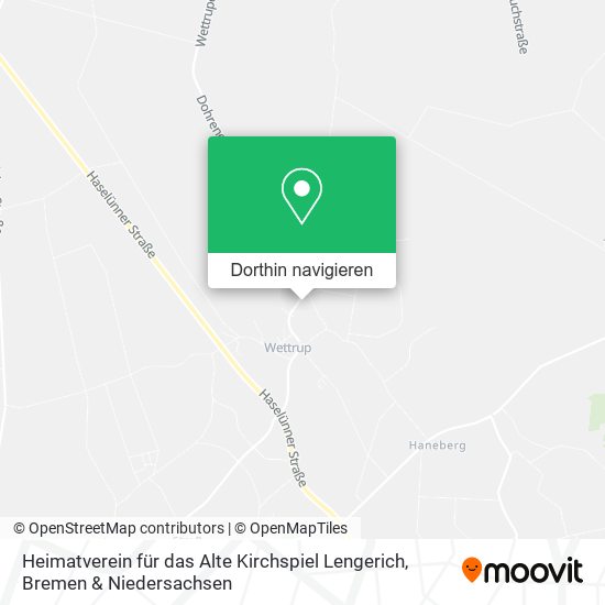 Heimatverein für das Alte Kirchspiel Lengerich Karte