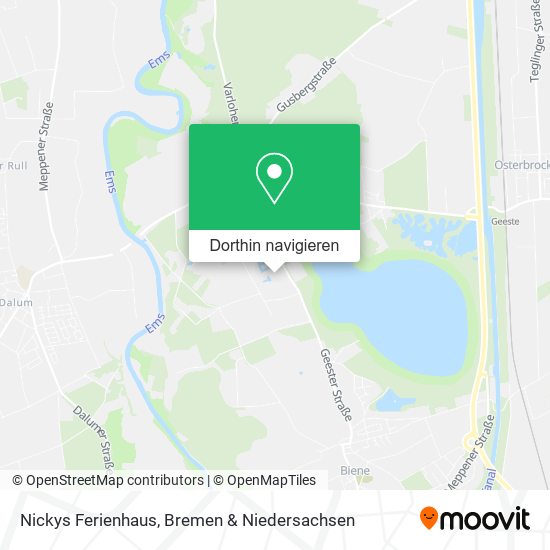 Nickys Ferienhaus Karte