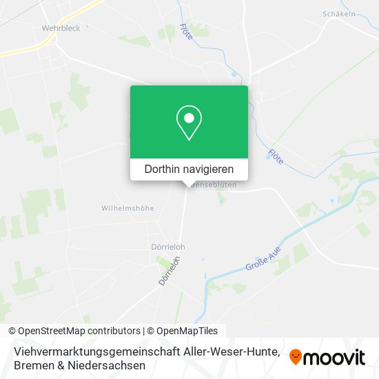 Viehvermarktungsgemeinschaft Aller-Weser-Hunte Karte