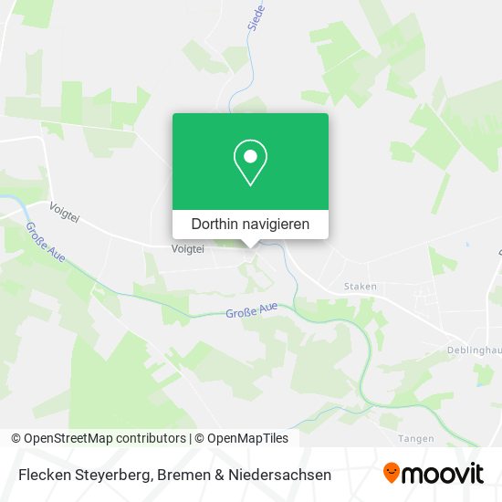 Flecken Steyerberg Karte