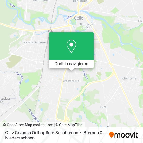 Olav Grzanna Orthopädie-Schuhtechnik Karte
