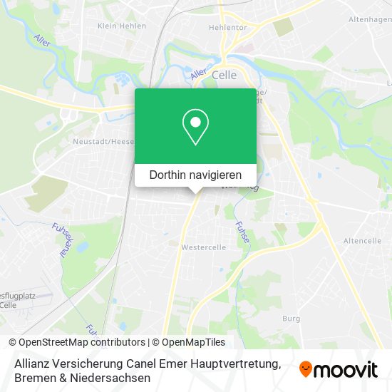 Allianz Versicherung Canel Emer Hauptvertretung Karte
