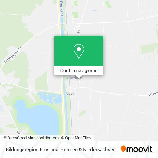 Bildungsregion Emsland Karte