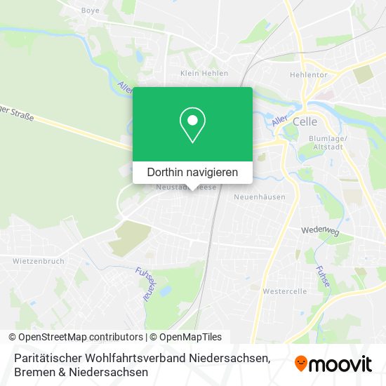 Paritätischer Wohlfahrtsverband Niedersachsen Karte