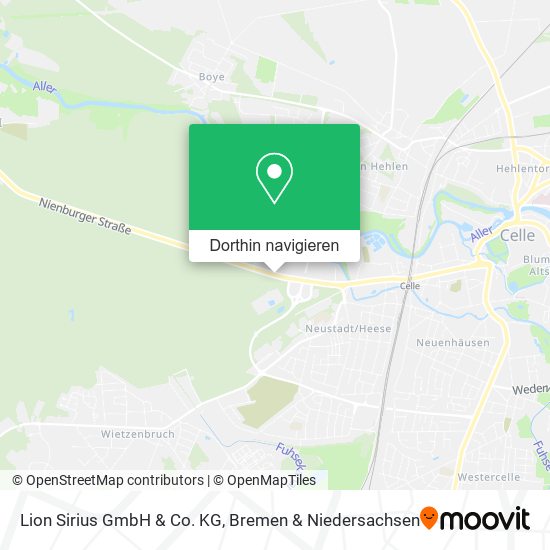 Lion Sirius GmbH & Co. KG Karte