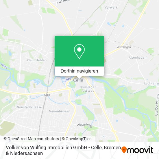 Volker von Wülfing Immobilien GmbH - Celle Karte