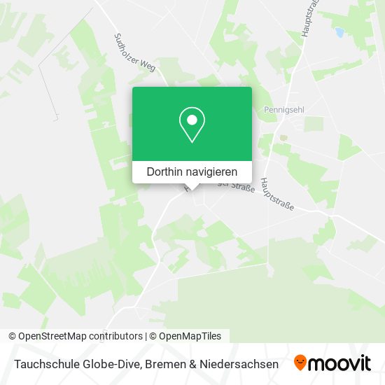 Tauchschule Globe-Dive Karte