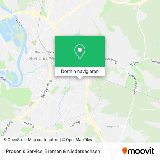Prosenis Service Karte
