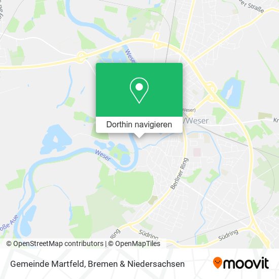 Gemeinde Martfeld Karte