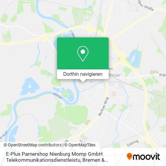 E-Plus Parnershop Nienburg Momp GmbH Telekommunikationsdienstleistu Karte