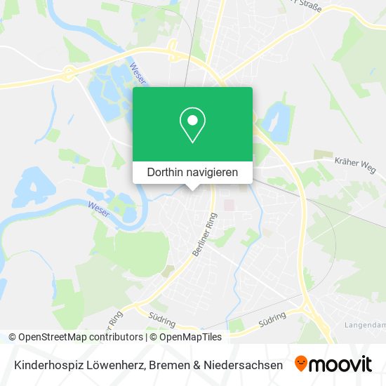 Kinderhospiz Löwenherz Karte