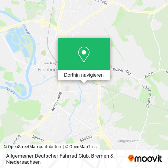 Allgemeiner Deutscher Fahrrad Club Karte