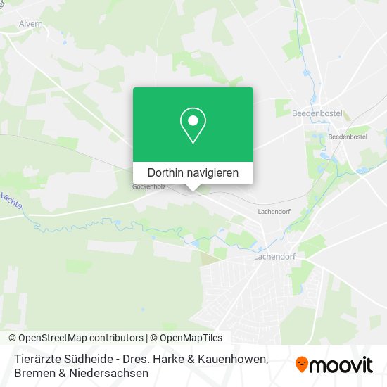 Tierärzte Südheide - Dres. Harke & Kauenhowen Karte
