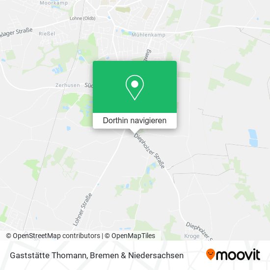 Gaststätte Thomann Karte