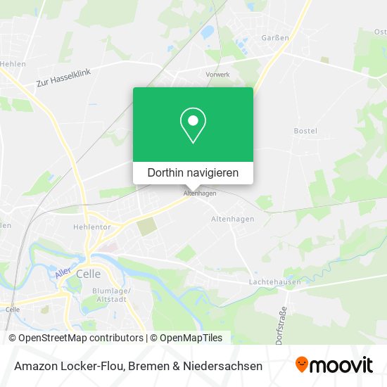Amazon Locker-Flou Karte